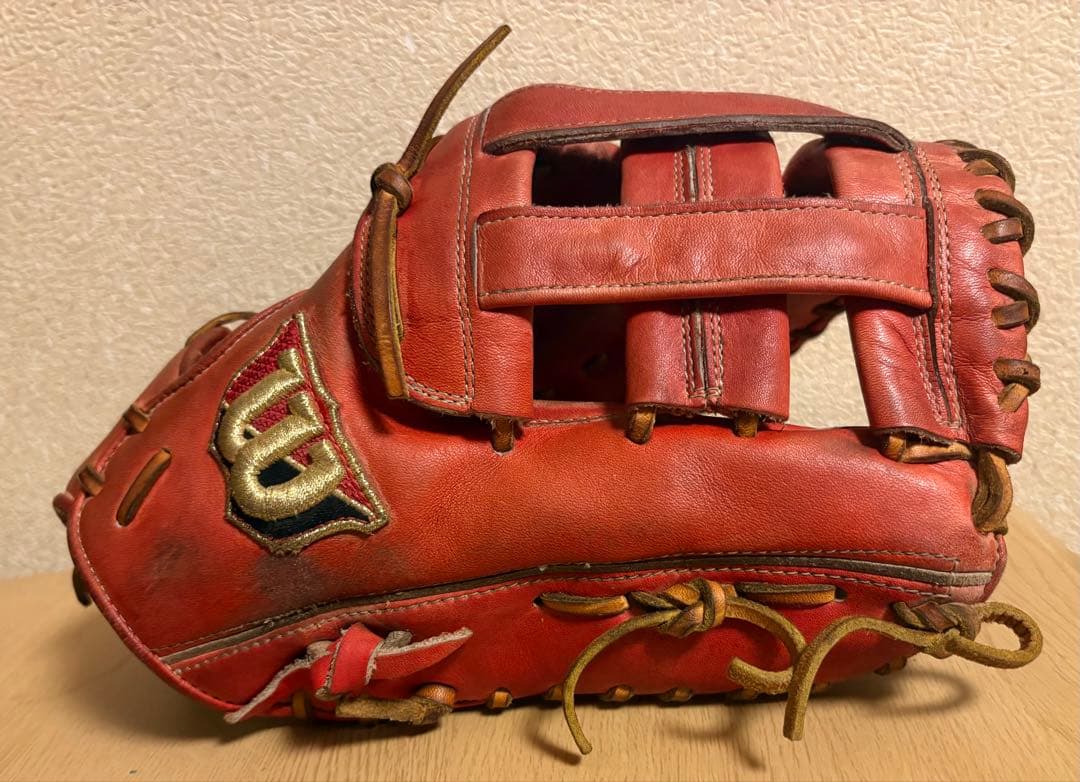 Wilson 硬式ファーストミット 赤