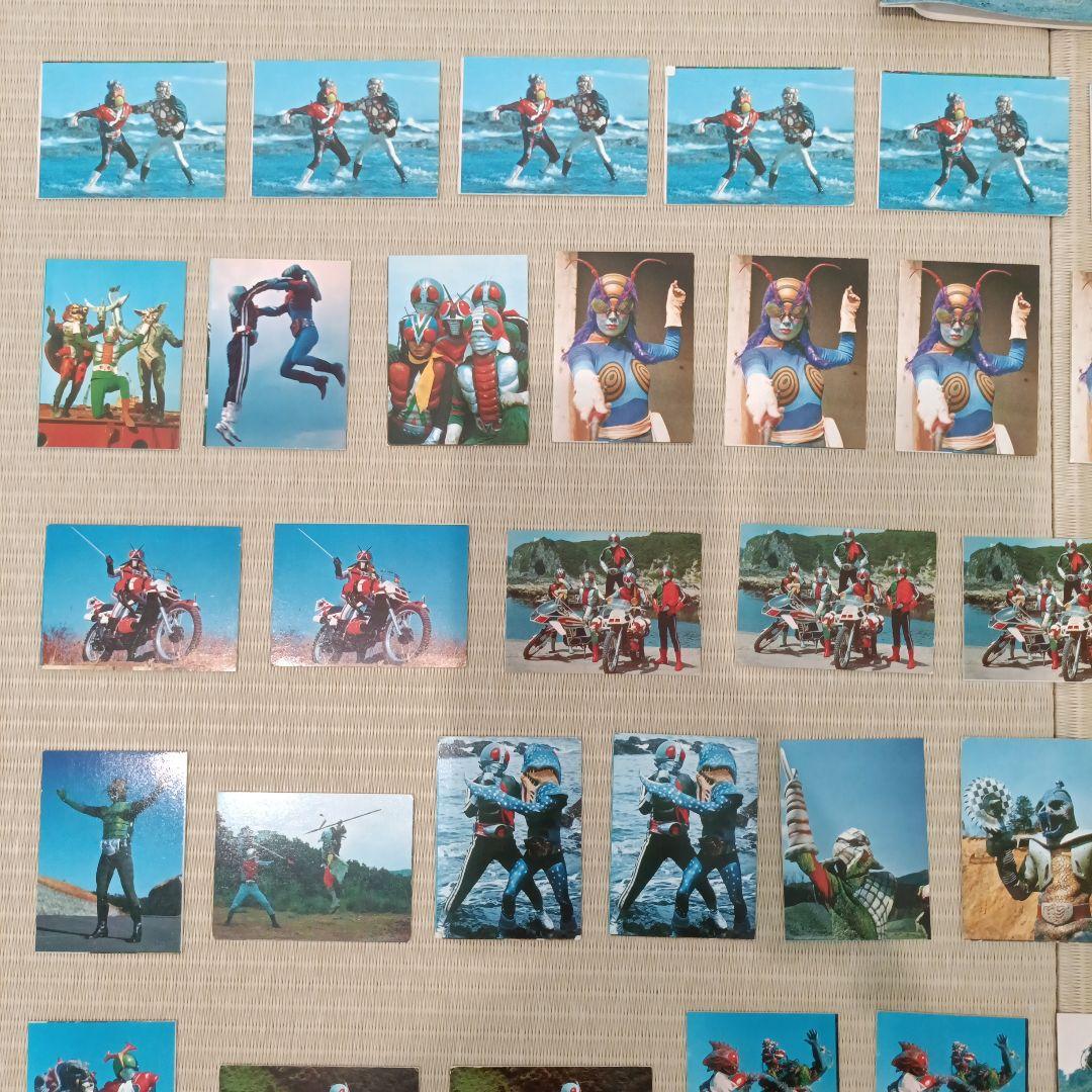 仮面ライダー 特撮トレーディングカード 約69枚とファイルセット