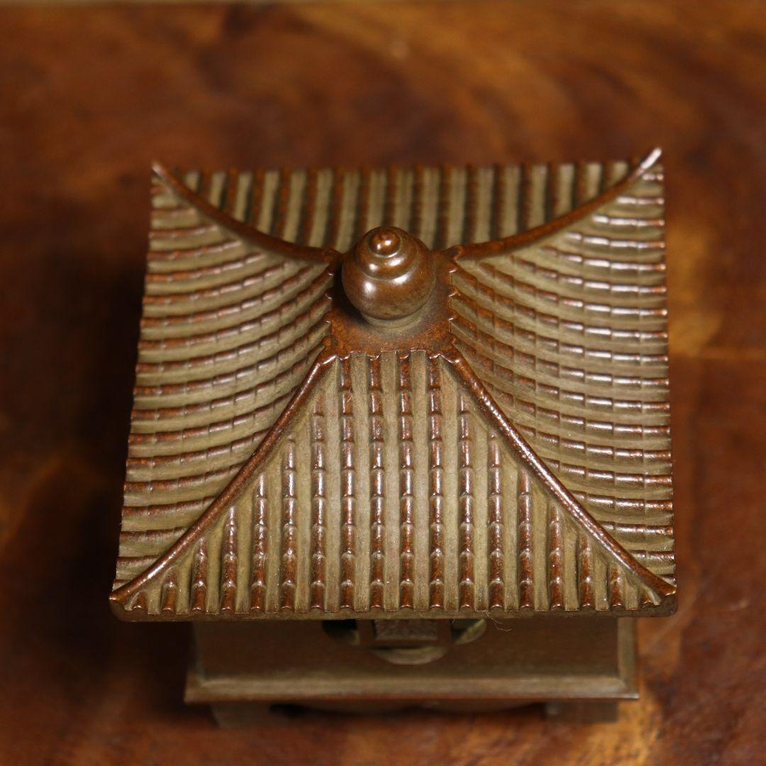 銅製 六角炉 香炉 茶道 書房香炉 香道具 装飾品 工芸品 置物