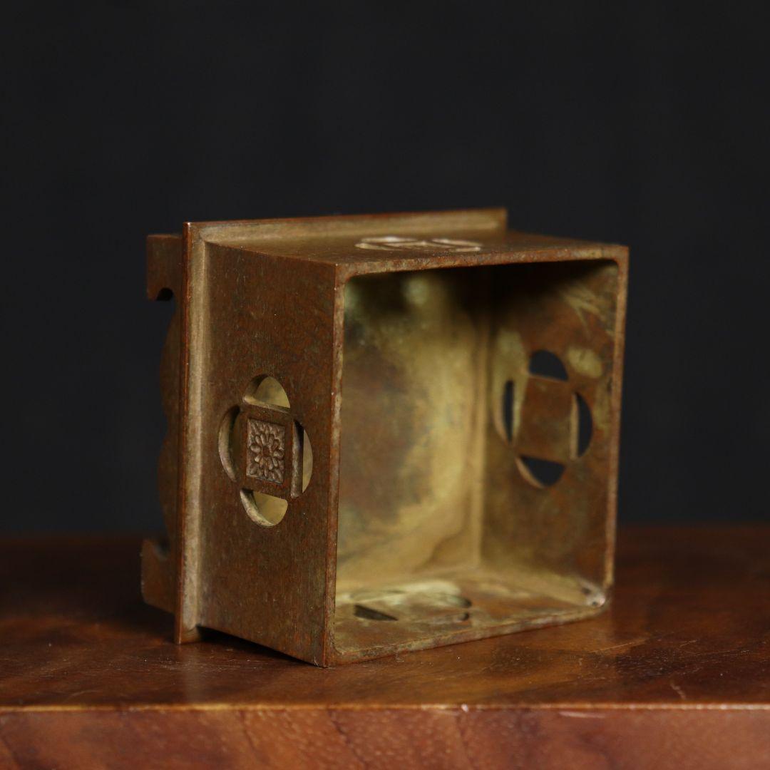 銅製 六角炉 香炉 茶道 書房香炉 香道具 装飾品 工芸品 置物