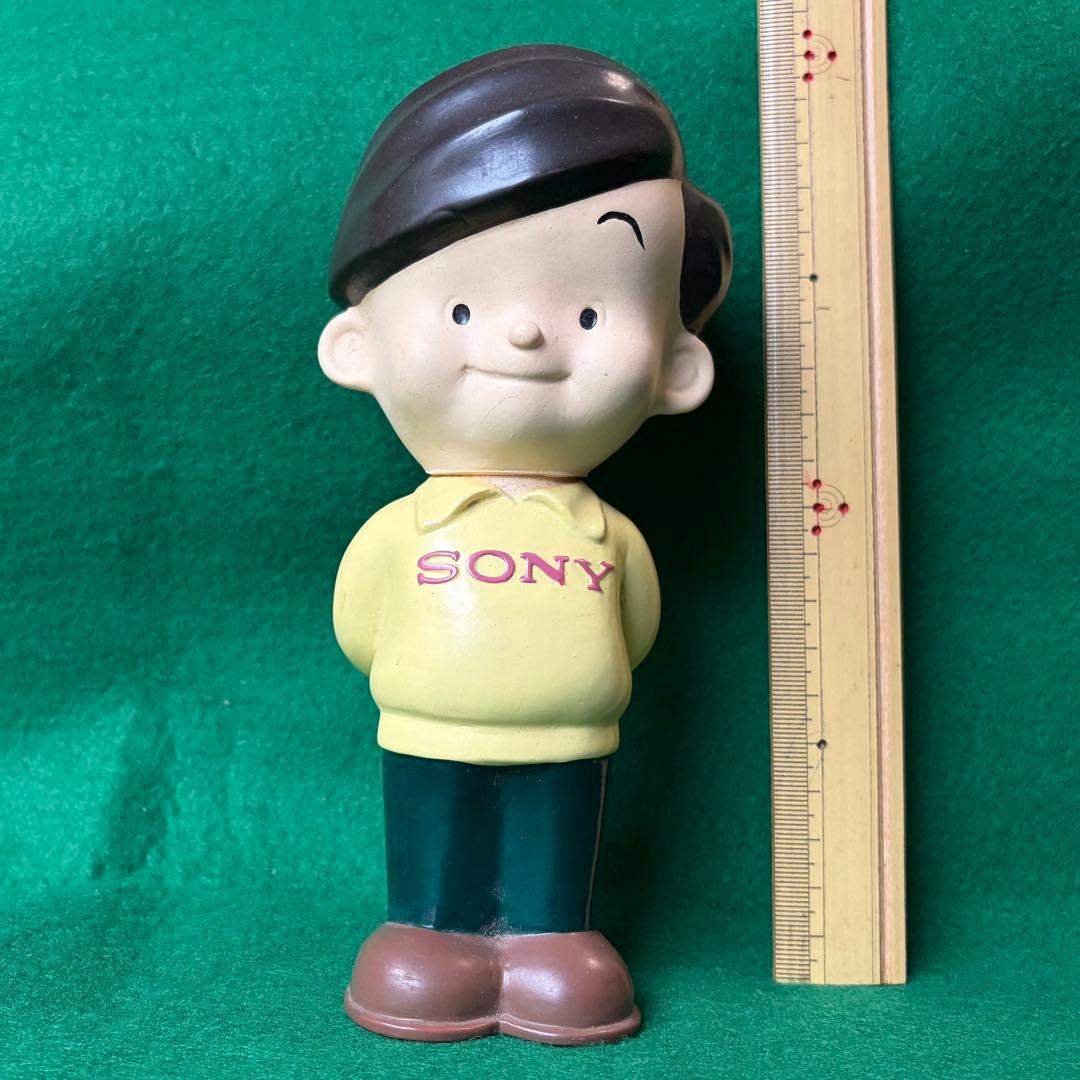 ソニー坊や　SONY 美品　昭和レトロ　企業キャラクター　ソフビ　フィギュア