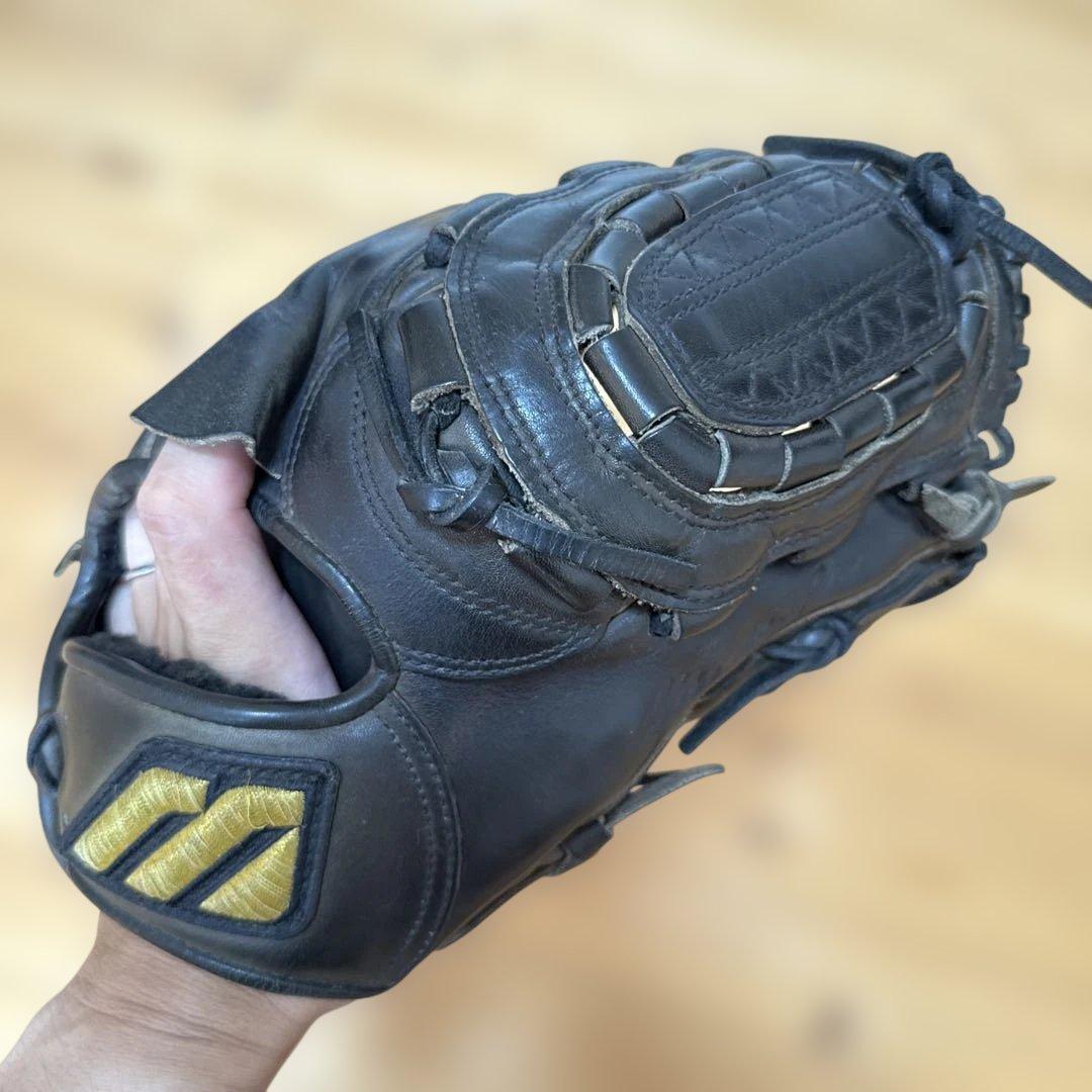 ミズノプロ　硬式　投手用　ピッチャー　ビッグM グラブ袋付き