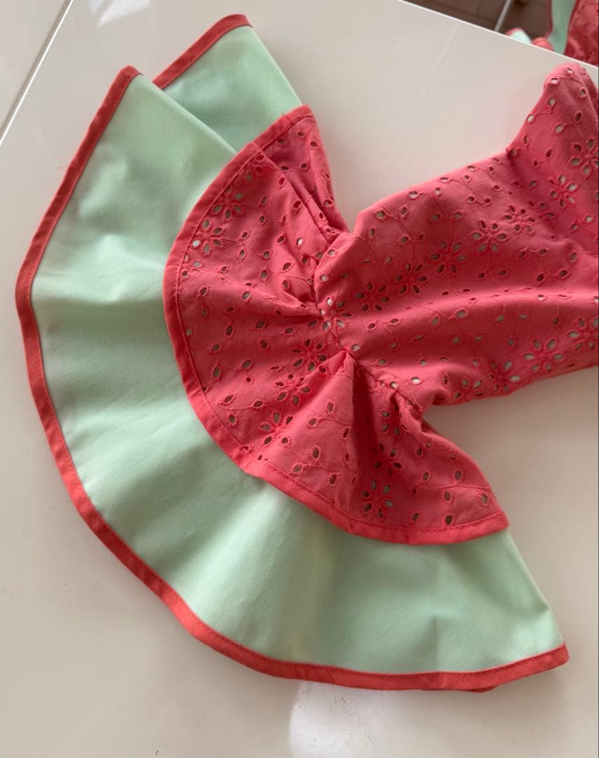 【フラメンコ衣装】再値下げ♪MOLINAフラメンコドレス４段フリル七分袖