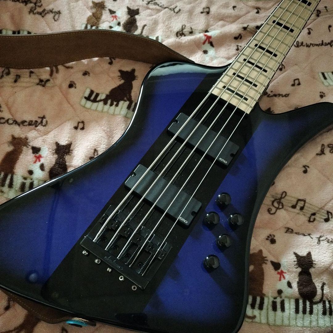 Jackson D Ellef Sig kellybird V Bl 5弦ベース