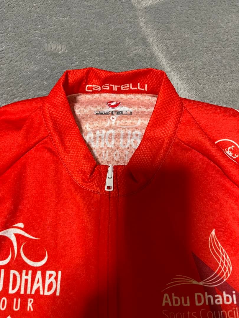 Castelli Abu Dhabi Tour サイクルジャージ 赤