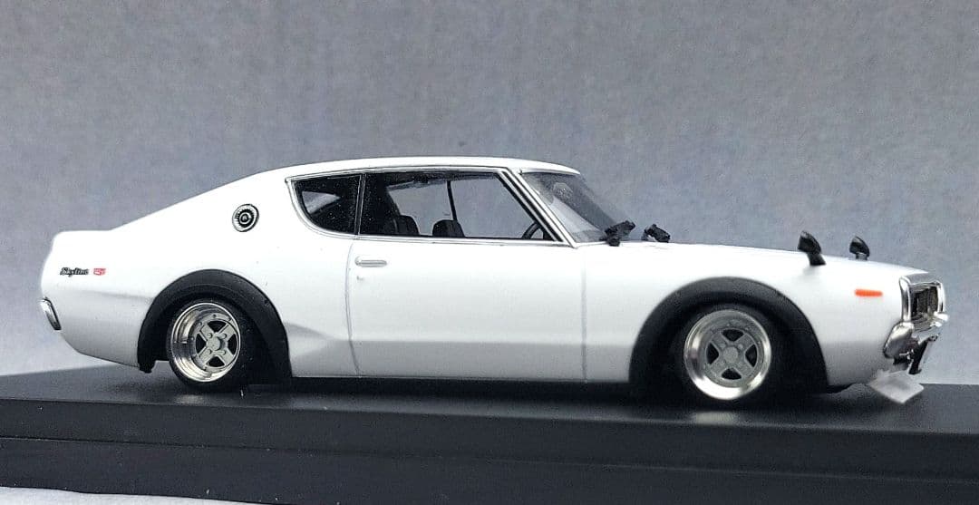 1/43　スカイライン改　ケンメリ2Dr　SSRマークⅡ　アルミ製　深リム