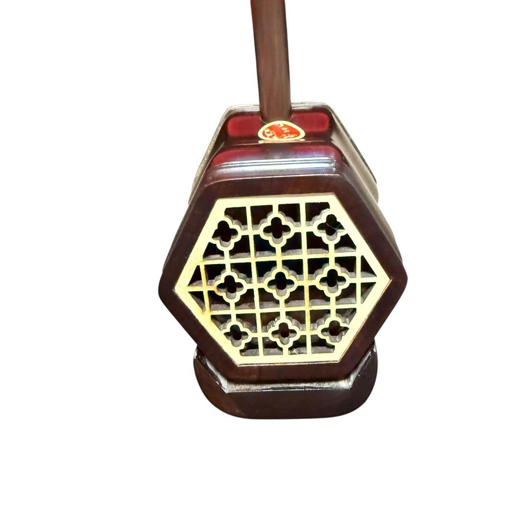 【美品】中国蘇州製 古月二胡 ケース付き