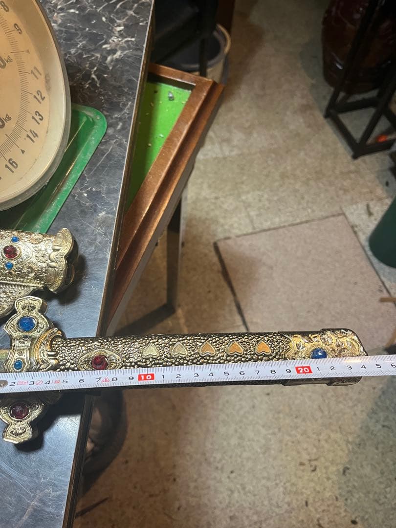 国宝梨地螺鈿金装飾剣、梨地螺鈿金装飾剣、模造刀、レプリカ、金メッキ