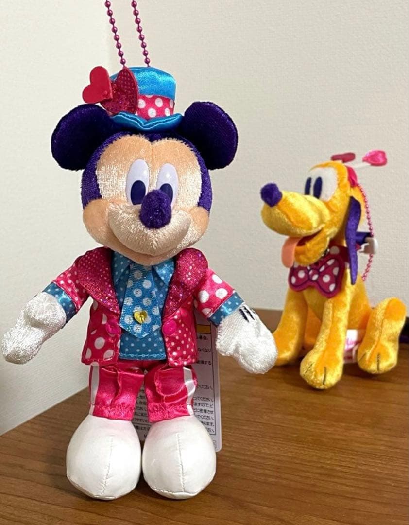 お顔厳選❣️パルパルーザ ミニーのファンダーランド ぬいぐるみバッジ　3点セット