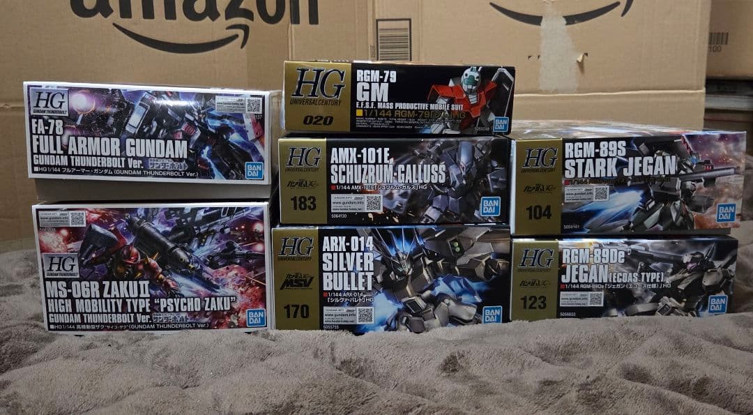 ガンプラまとめ売り　スタークジェガン サイコ・ザク　フルアーマーガンダム　その他