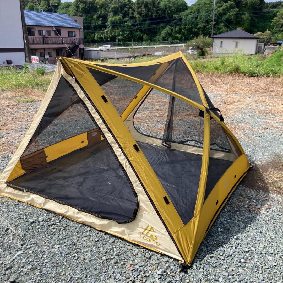 美品☆ アイキャンプ ラクバイン icamp rakubain ソロキャンプ