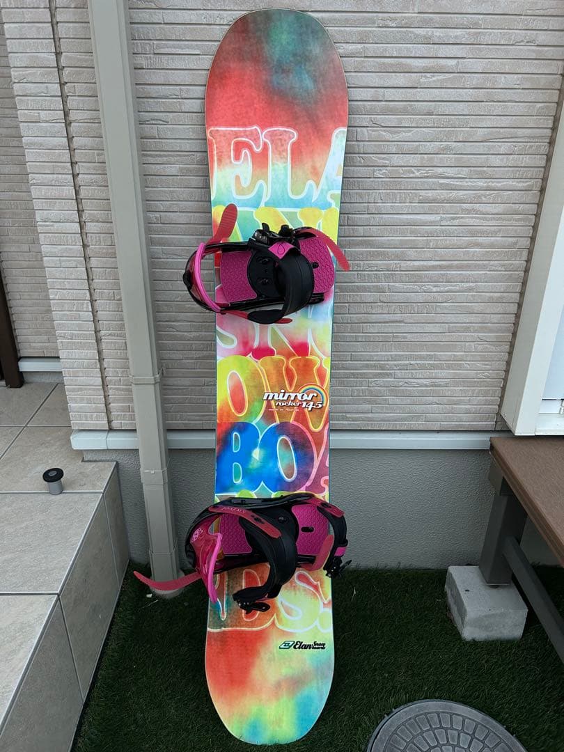 スノーボード板+swivelビンディング　2点セット　レディース用