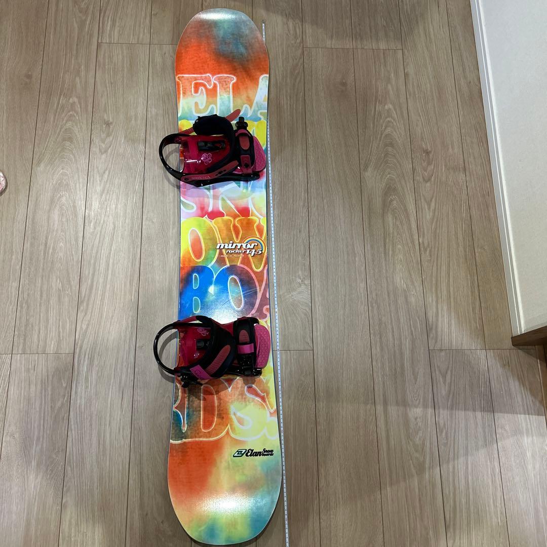 スノーボード板+swivelビンディング　2点セット　レディース用