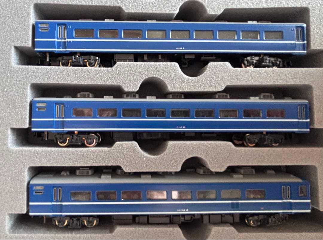 鉄道模型　KATO Nゲージ 青　7両