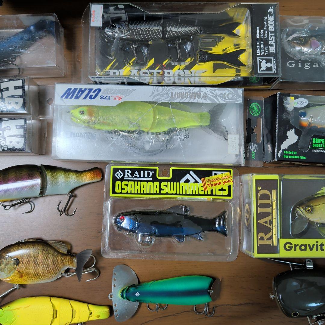 ビッグベイト、羽根モノ、スイムベイト、ショルダー