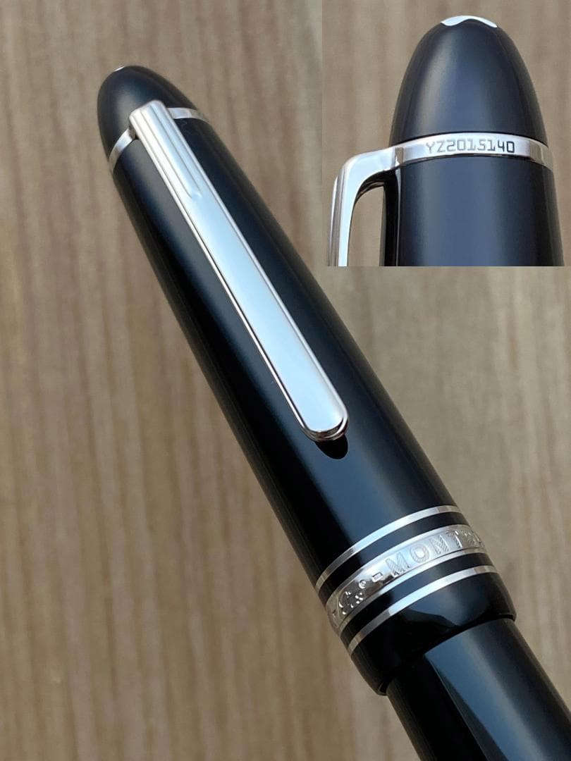 未使用に近い モンブラン ル・グラン プラチナP146 万年筆 14K 保証書付