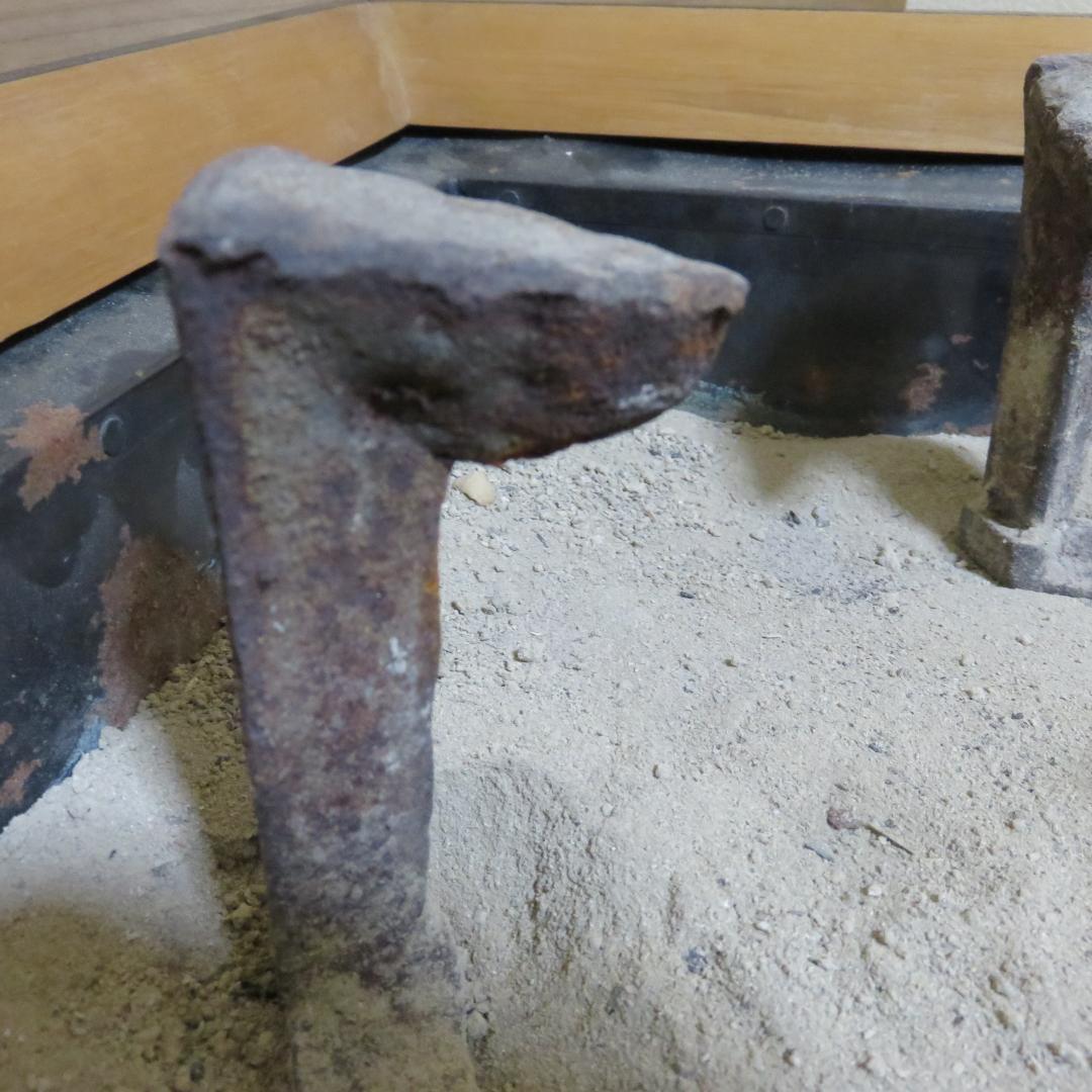 火鉢 角火鉢 木箱 共箱 鬼爪 五徳 茶道具 囲炉裏