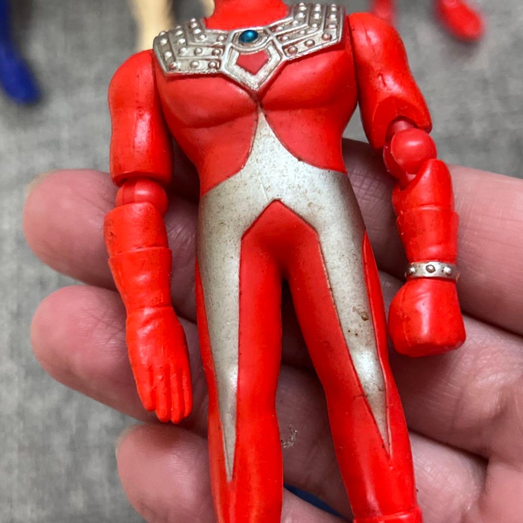 ウルトラマンタロウ ファイブレッド ニンジャレッド オーレンジャーロボ ソフビ