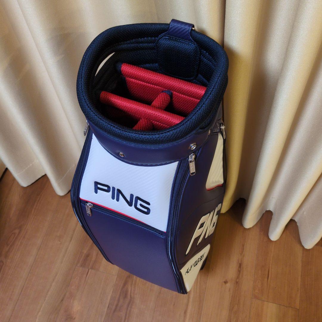 【新品】PING キャディバッグ CB-U2505 ネイビー