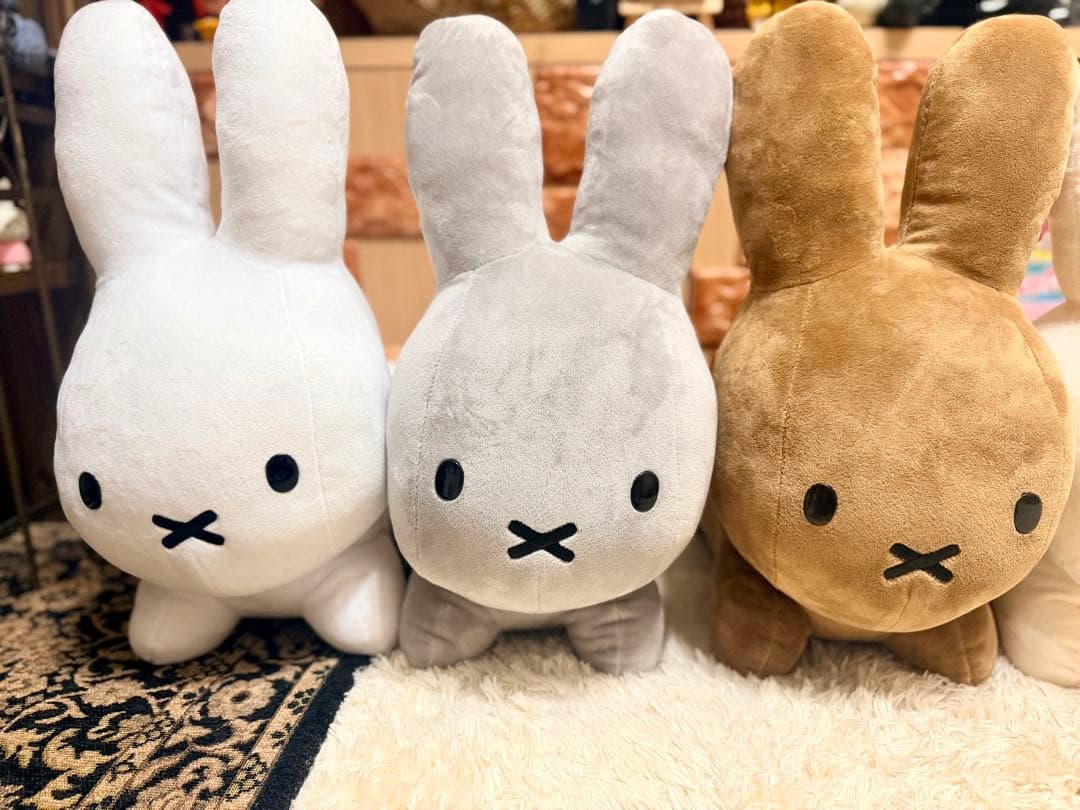 ブルーナアニマル 特大 ぬいぐるみ 6体セット うさぎ ミッフィー 人形