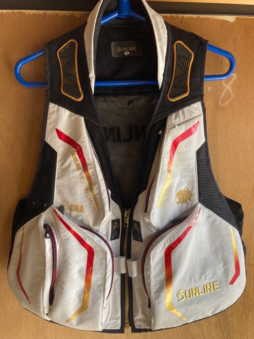 SUNLINE フィッシングベスト ホワイト