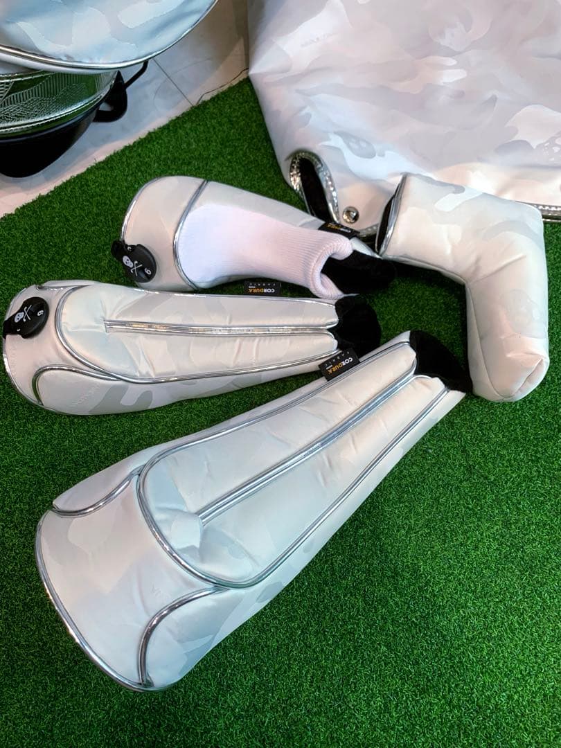 希少　ほぼ未使用　マークアンドロナ　MARK＆LONA パイソン　キャディバッグ