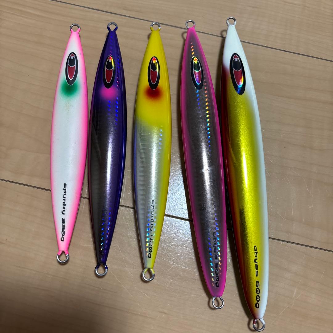 アビス、スパンキージグ5コセット330〜600g