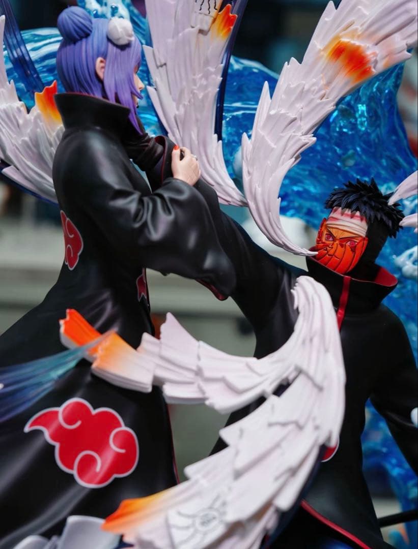 うちはオビトVS小南　フィギュア　ナルト疾風伝　NARUTO　ガレージキット