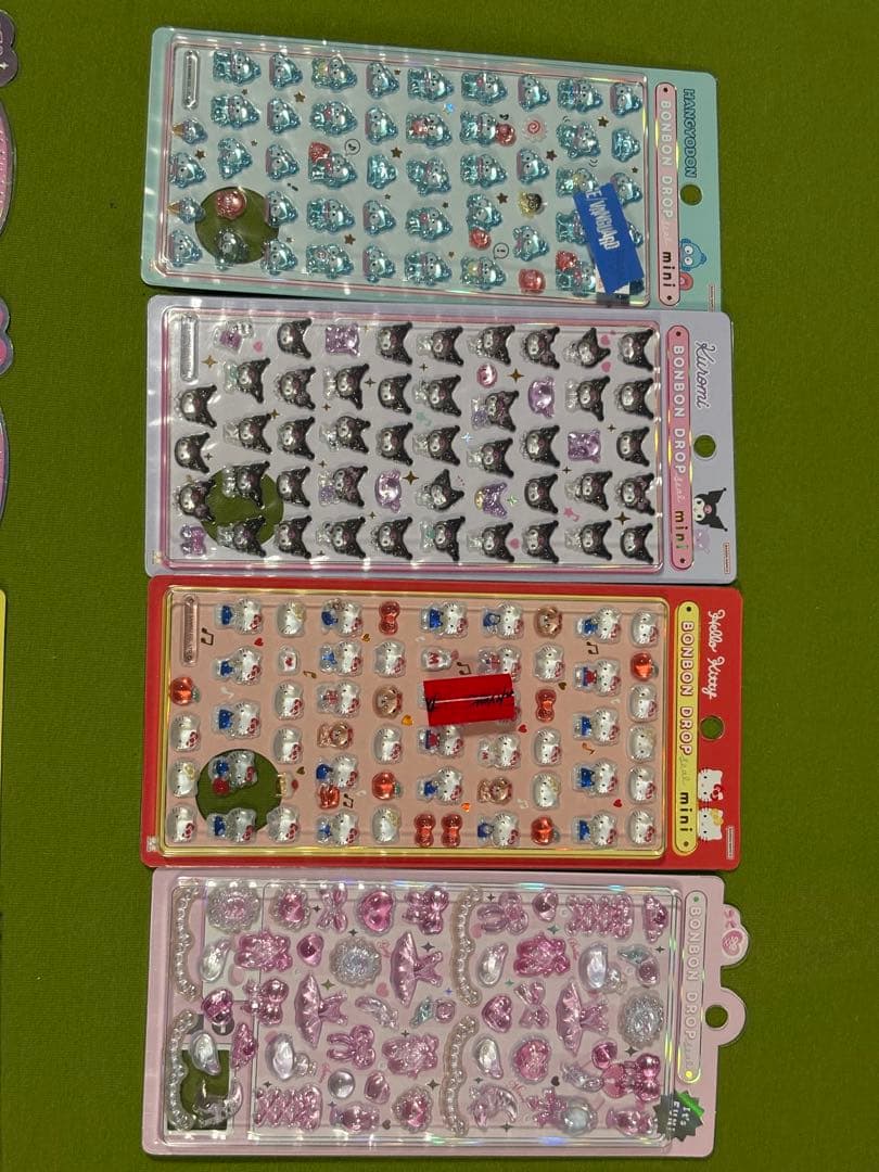 【正規品】ボンボンドロップシール　しずくちゃん　サンリオ　スヌーピー　パワパフ