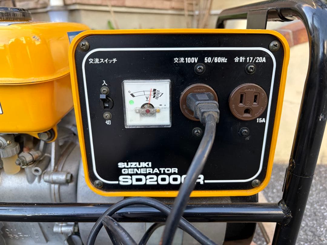⭐︎スズキ⭐︎GENERATOR SD2000R発電機