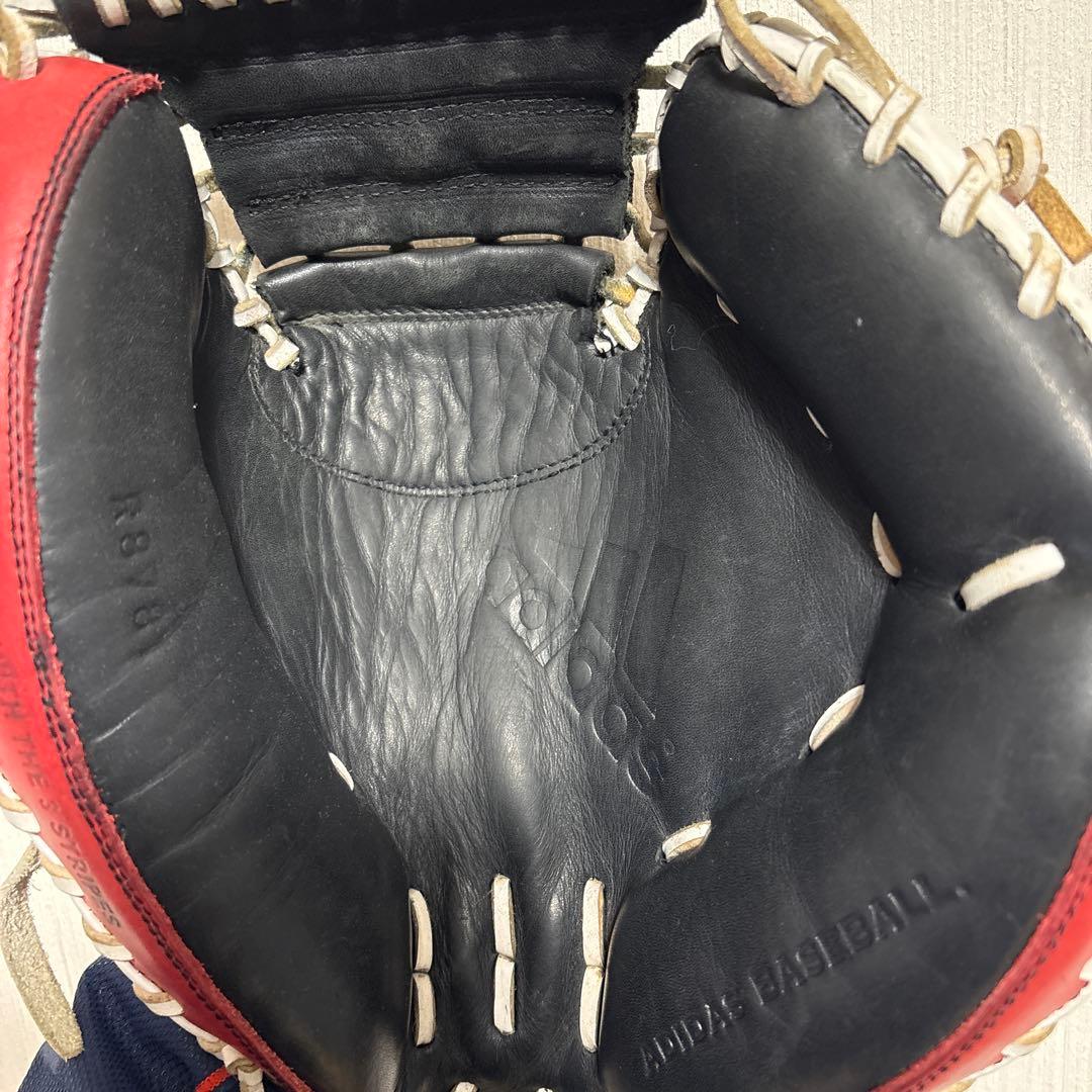 adidas Climacool 野球グローブ 黒/赤