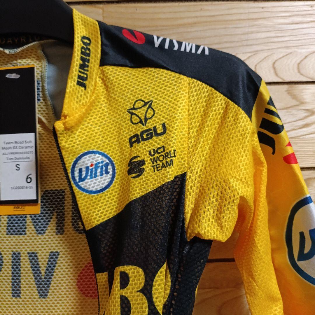 支給品　Jumbo visma　メッシュロードスーツ　トムデュムラン　ヴィスマ