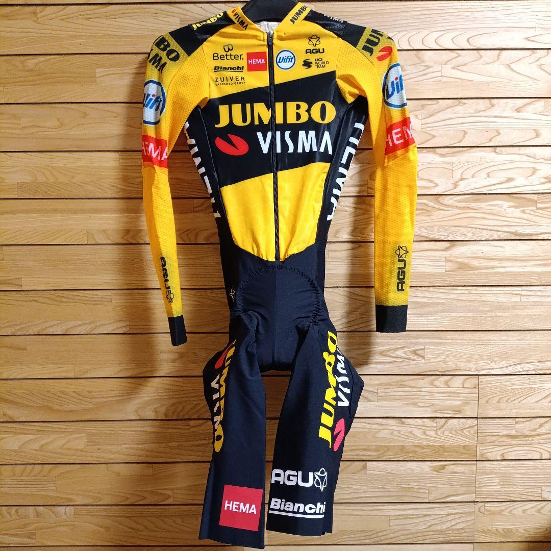 支給品　Jumbo visma　メッシュロードスーツ　トムデュムラン　ヴィスマ