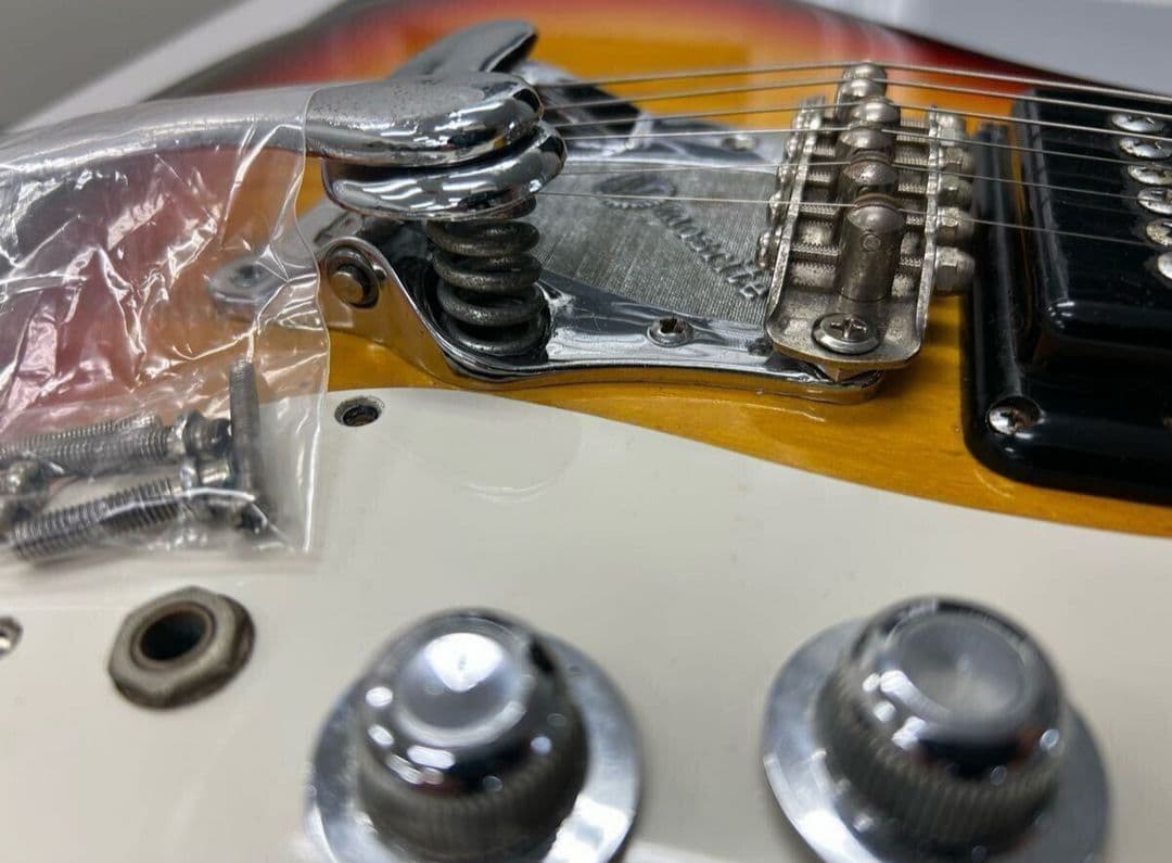 まあ 純正ハードケース付 国産ビンテージ Firstman Mosrite