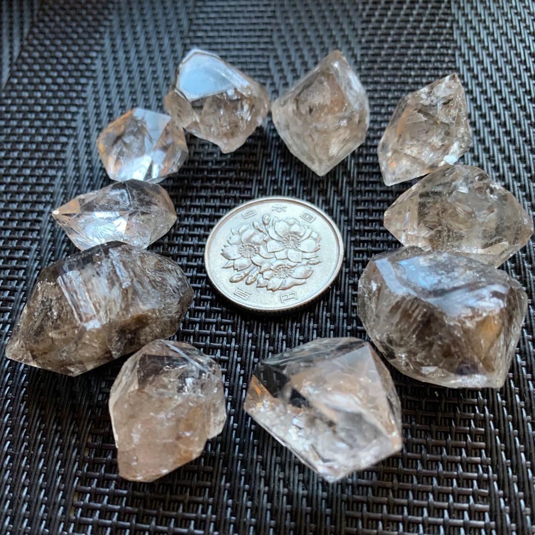 ペトロレアムクォーツ(特大)5個セットy-1/蛍光水晶