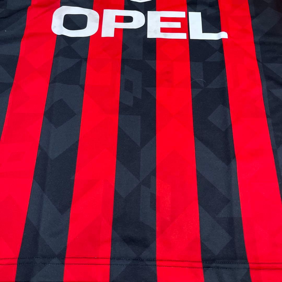 90sACミランユニフォームLotto製OPELスポンサー95-96ホームシャツ
