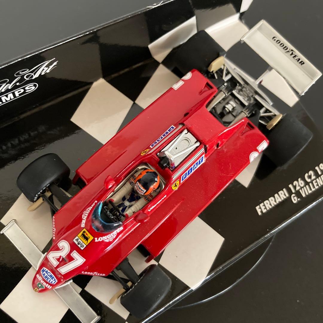 ミニチャンプス F1 フェラーリ 126C ビル ジルヌーブ