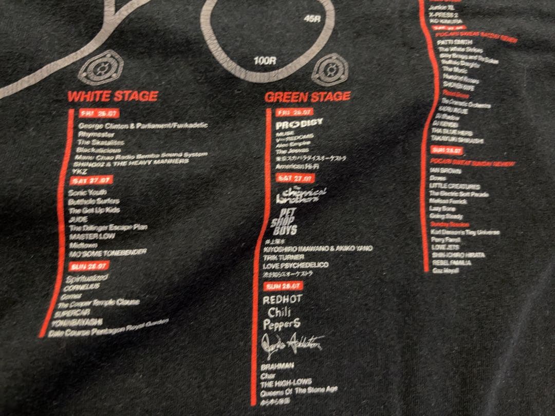 フジロックフェスティバル 2002 Tシャツ Lサイズ黒