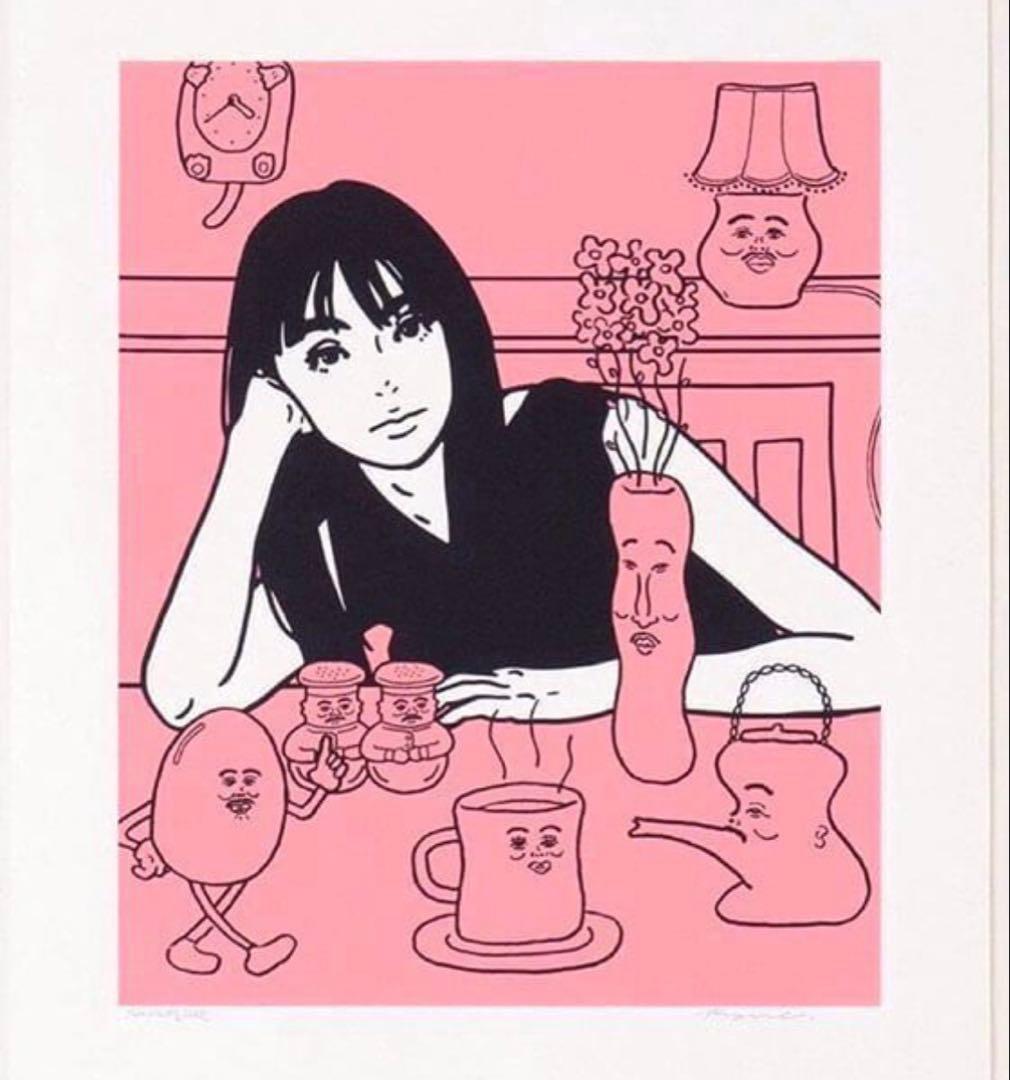 kyne シルクスクリーン Silk Screen Untitled 2023