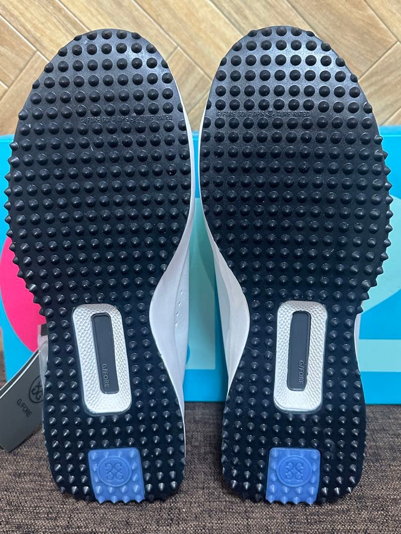 G/FOREメンズシューズG.112　ホワイト×ネイビー　28㎝