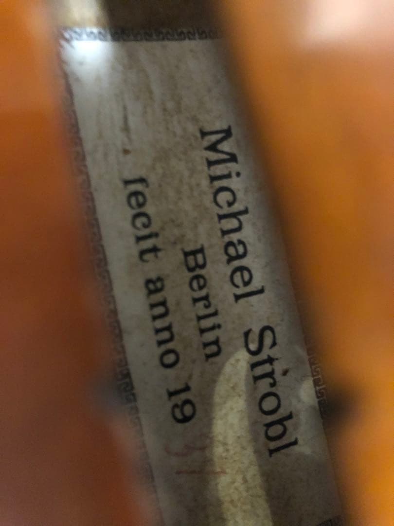 MICHAEL STROBL 1937 マイケル・ストロブル 4/4 バイオリン