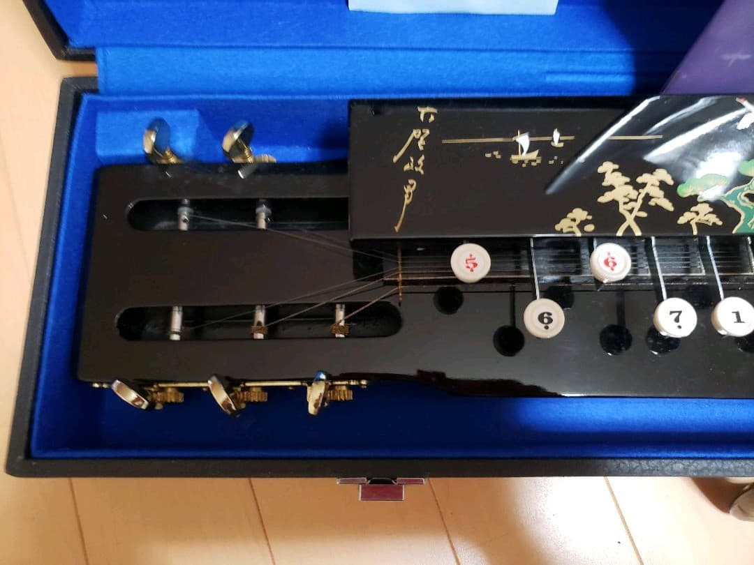 古賀大正琴弦　大正琴　古賀政男　琴　アンティーク　楽器