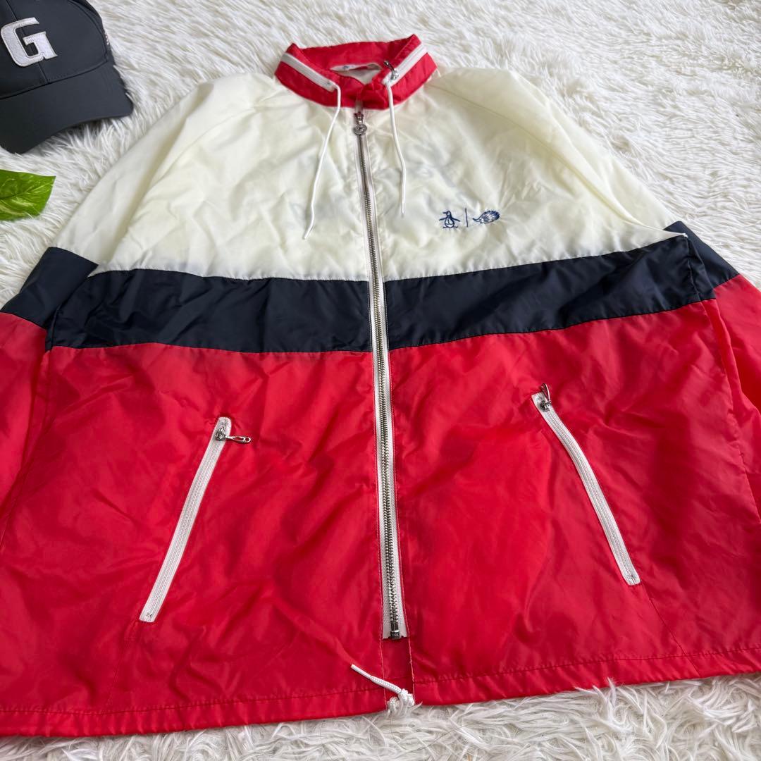 【マンシングウェア】極美品 ジップジャケット クラブハウス Lサイズ メンズ