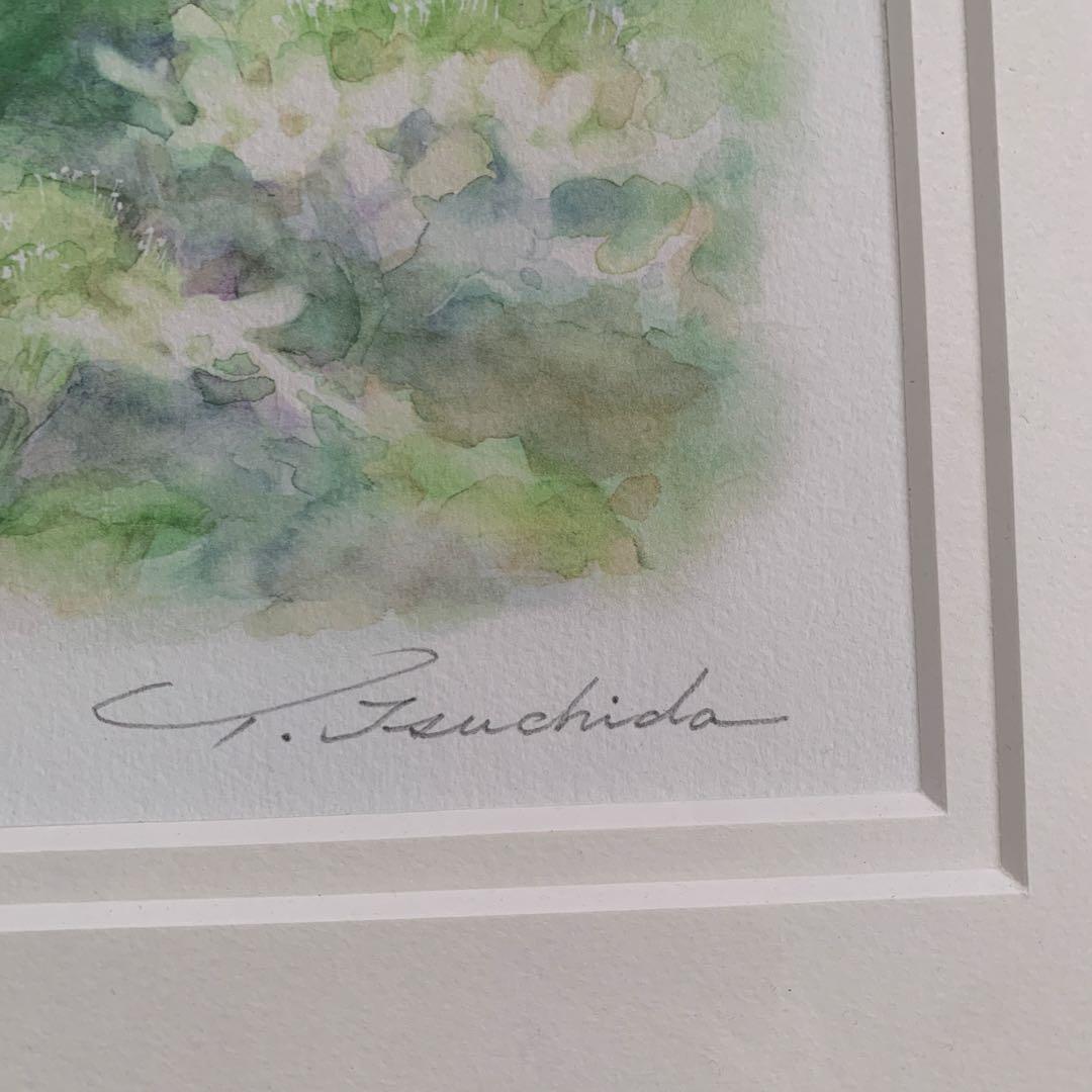 土田穣 「夏に向って」版画額装（ジクレー）