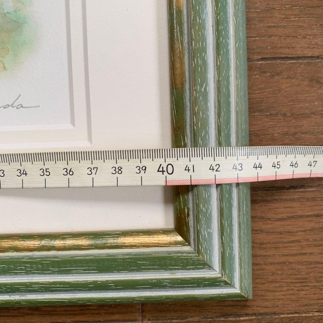 土田穣 「夏に向って」版画額装（ジクレー）