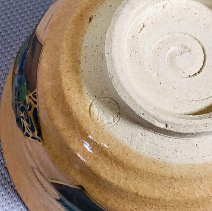 冨永玄山 作  京焼  茶道具  茶碗  京都の街  共箱  美品