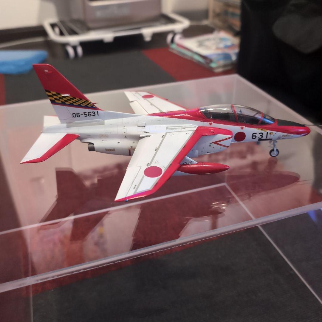完成品 1/48 航空自衛隊 T-4 レッドドルフィン 全長30cm