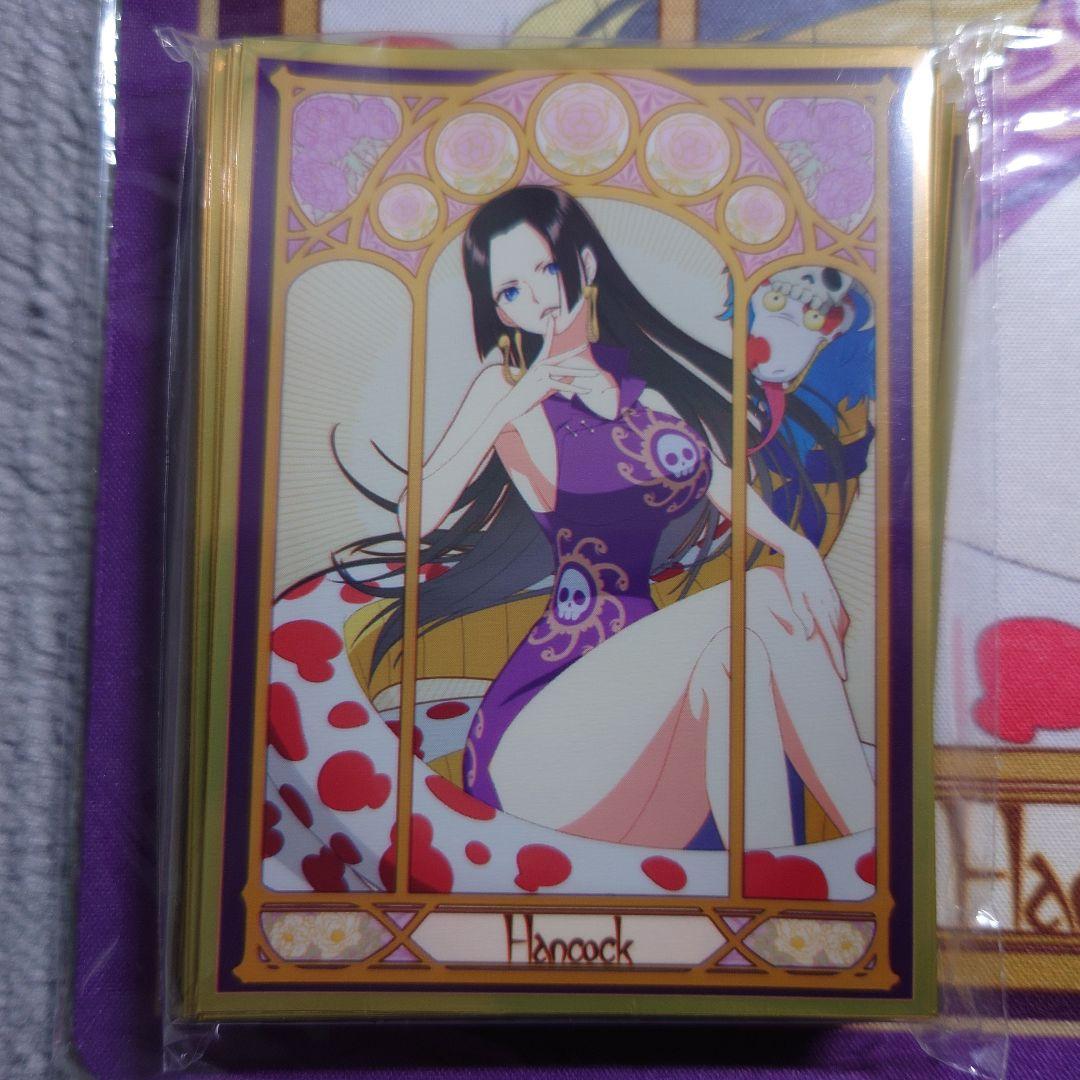 α1 ワンピース 黒髪&ミュシャ風 ボア・ハンコック スリーブ&プレイマット