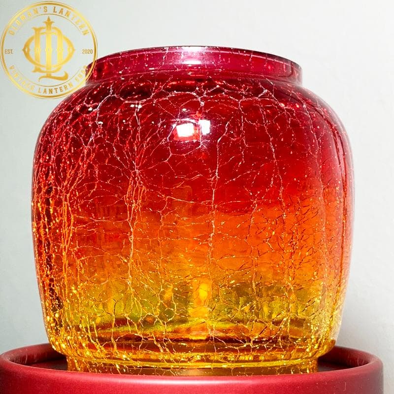 【限定】クラックグラス イエロー/アンバー/レッド Feuerhand ホヤ