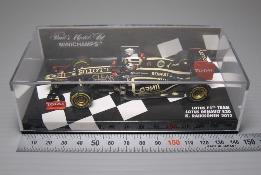 ミニチャンプス ロータス ルノー F1 1/43 ミニカー キミ・ライコネン